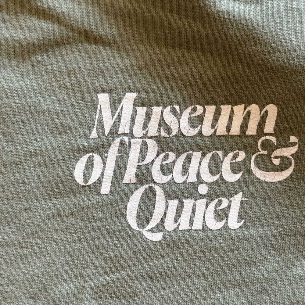 Museum of Peace and Quiet Mid Century Crewneck Lightweight Sweatshirt in Sage - Picture 4 of 6